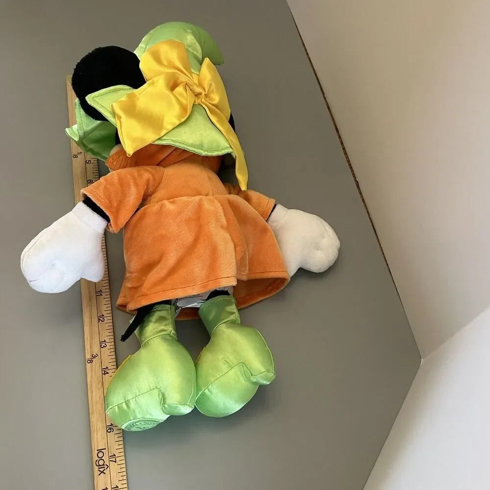 Disney Store Minnie Mouse Witch Halloween Stuffed Plush Toy 16 Inch